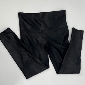 Spanx Faux Leather Leggings Black High‎ Waist Petite XL